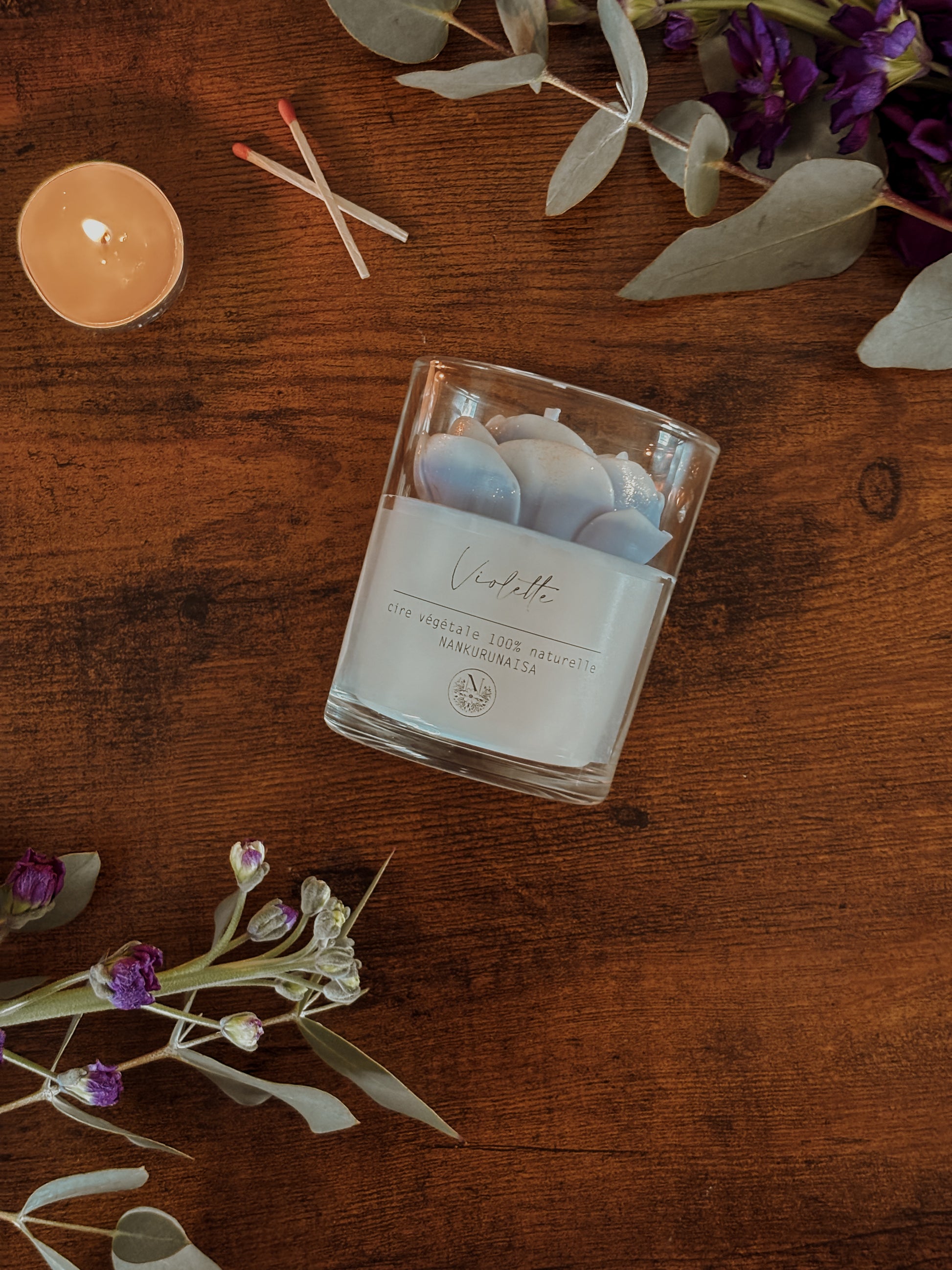 Bougie parfumée Violette