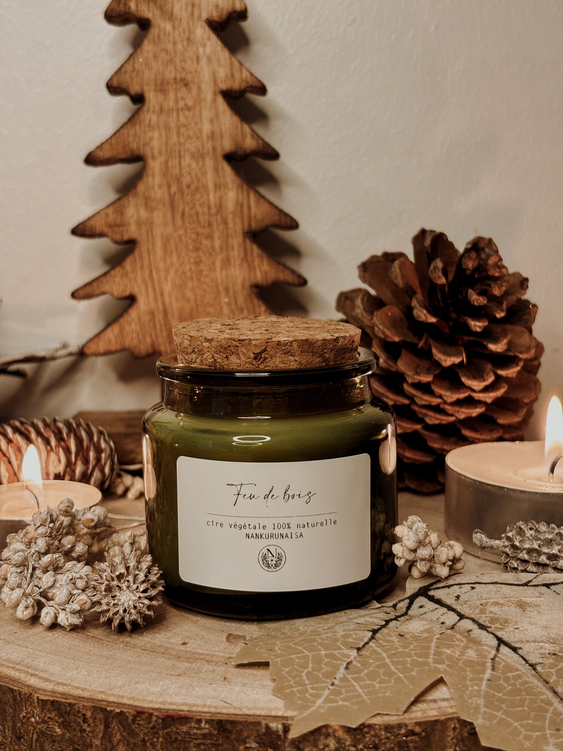 Bougie parfumée Feu de bois