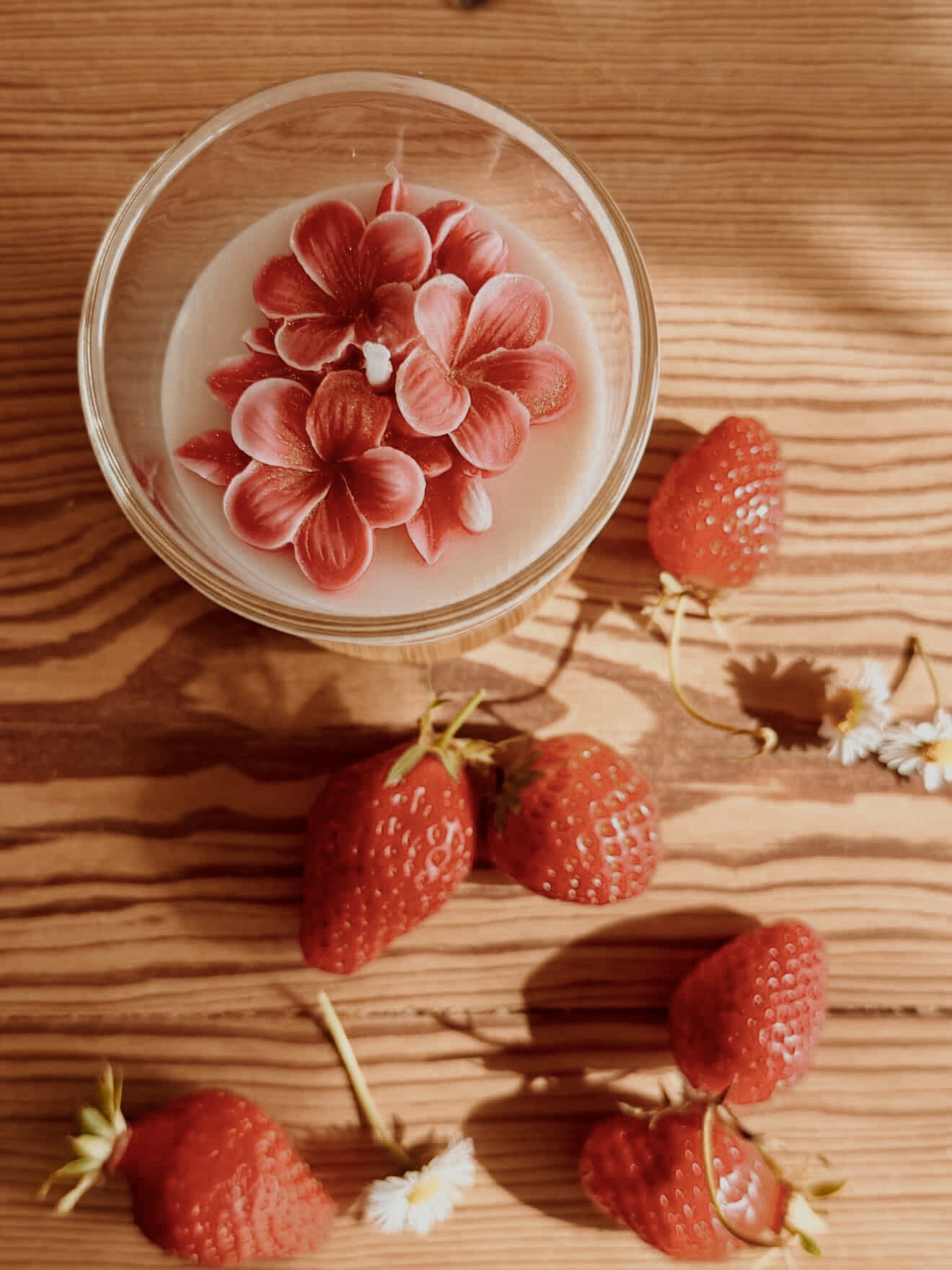 Bougie parfumée Yaourt fraise
