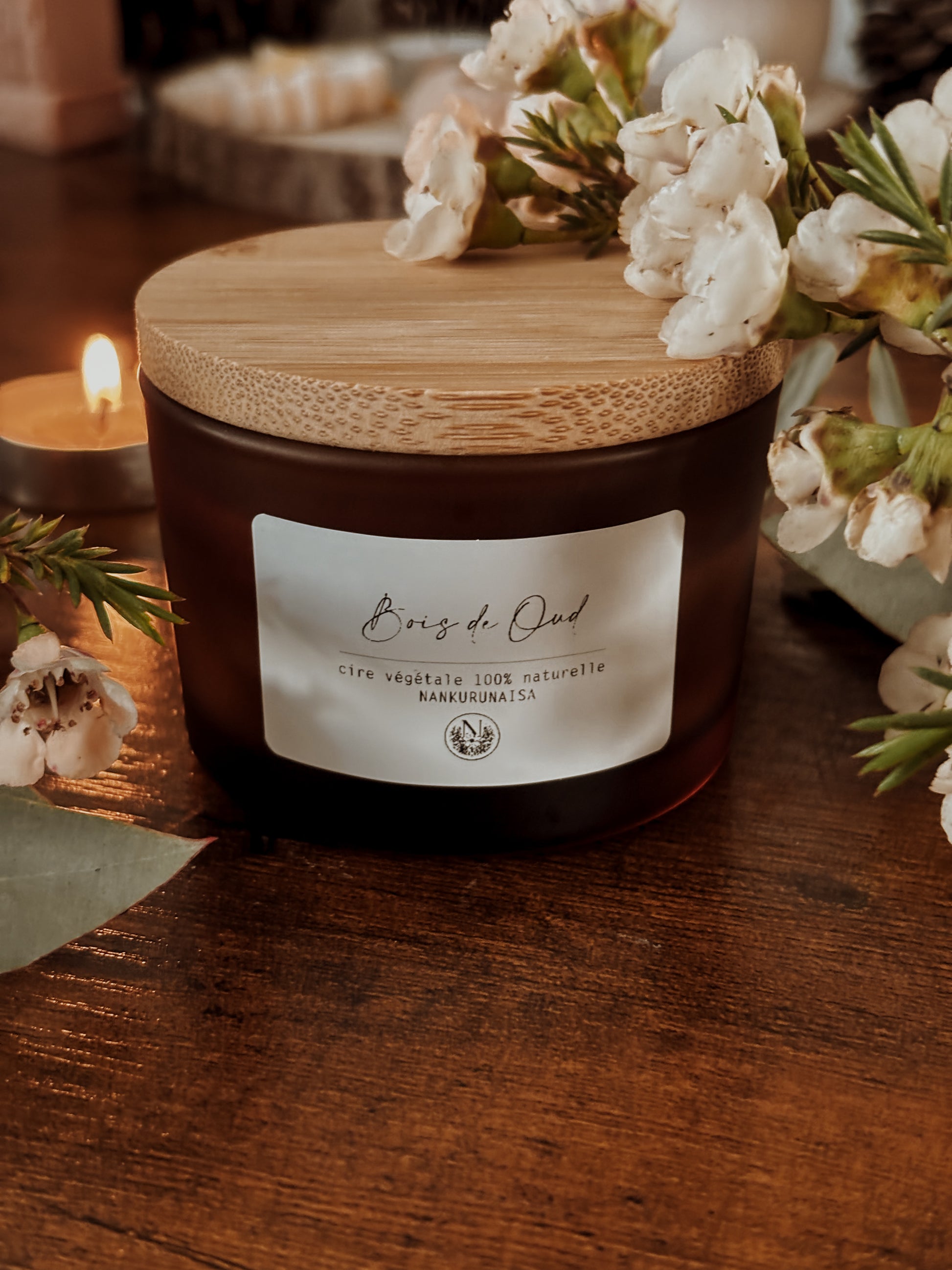 Bougie parfumée Bois de oud