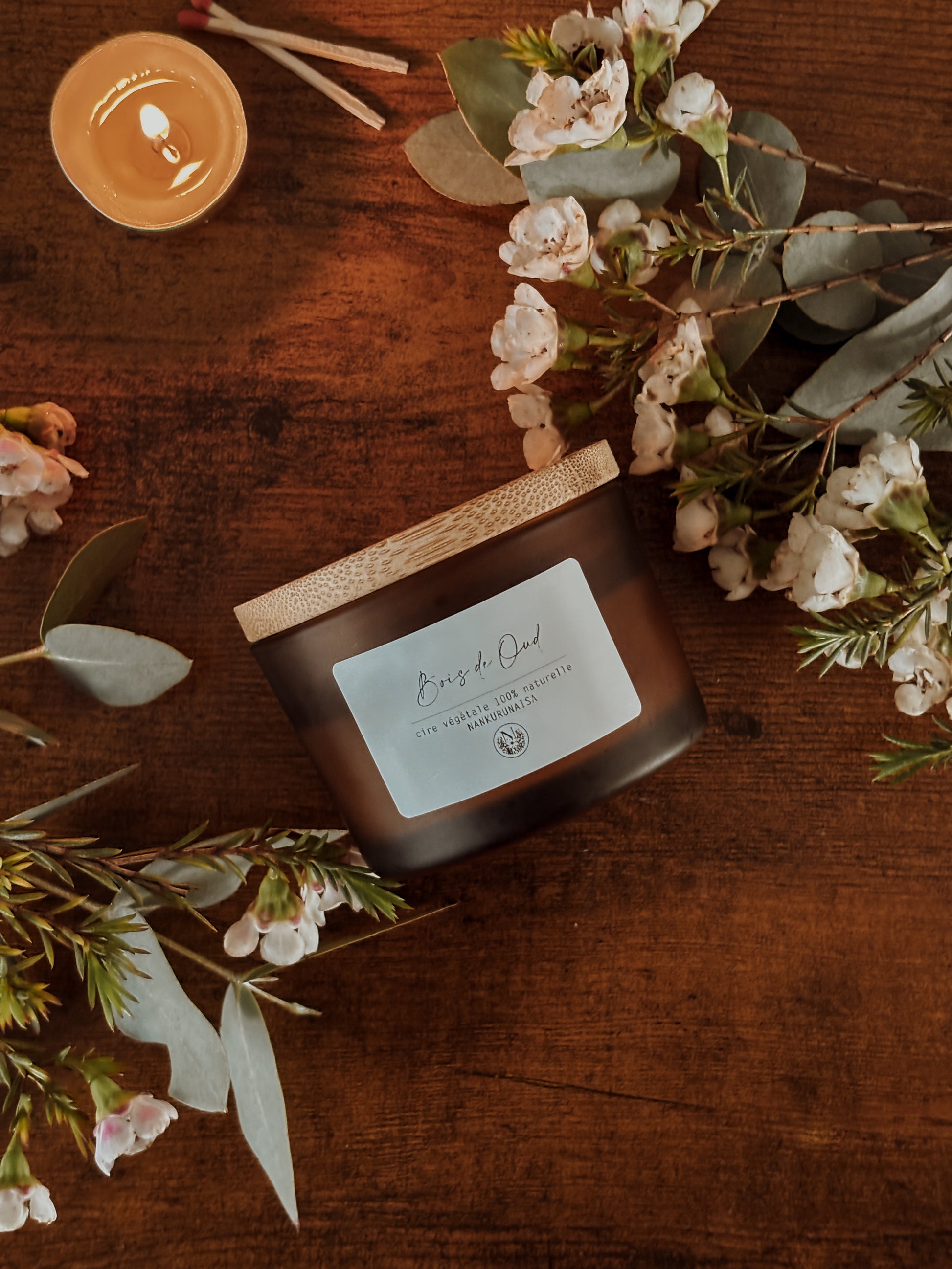 Bougie parfumée Bois de oud