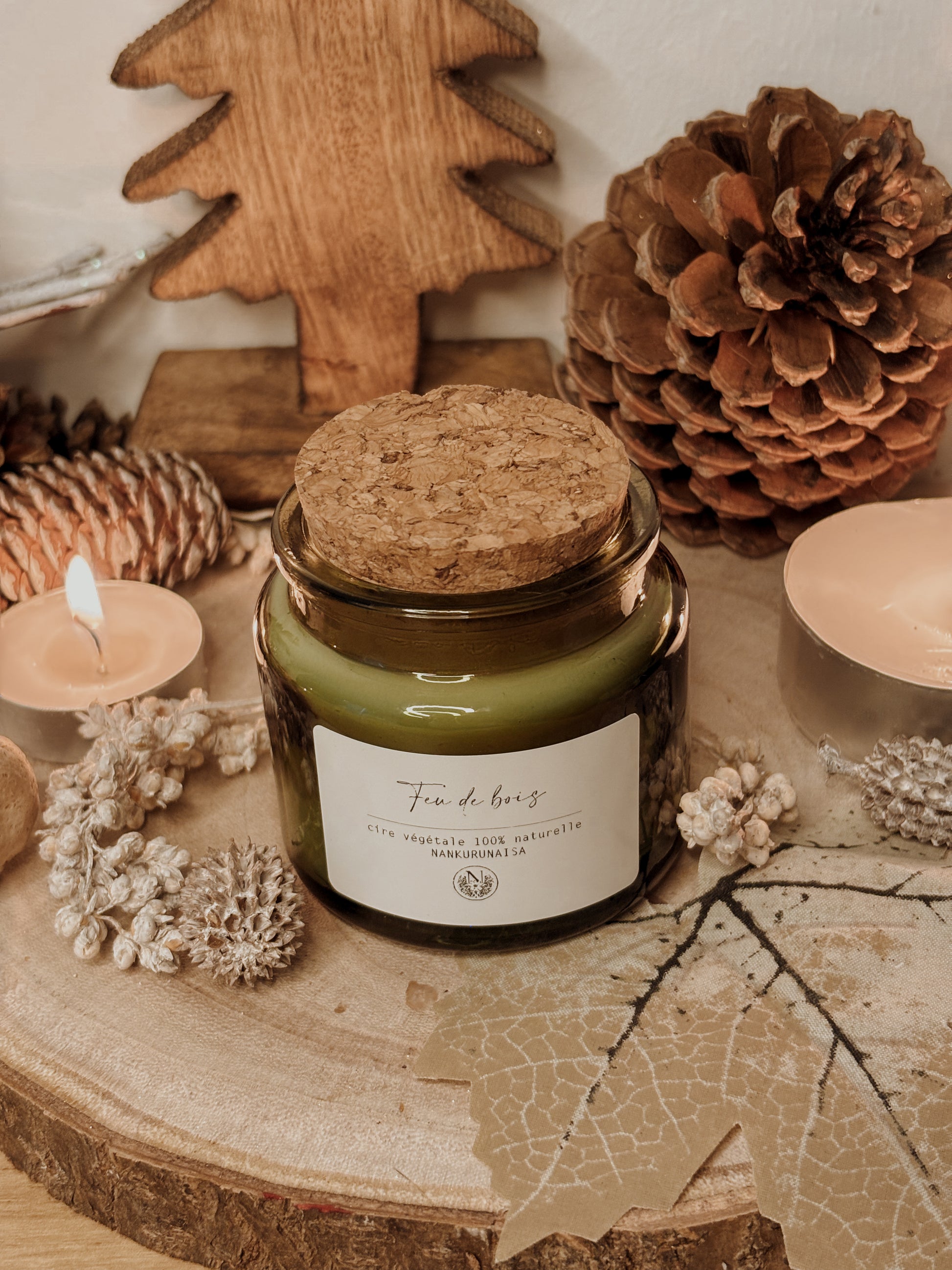 Bougie parfumée Feu de bois