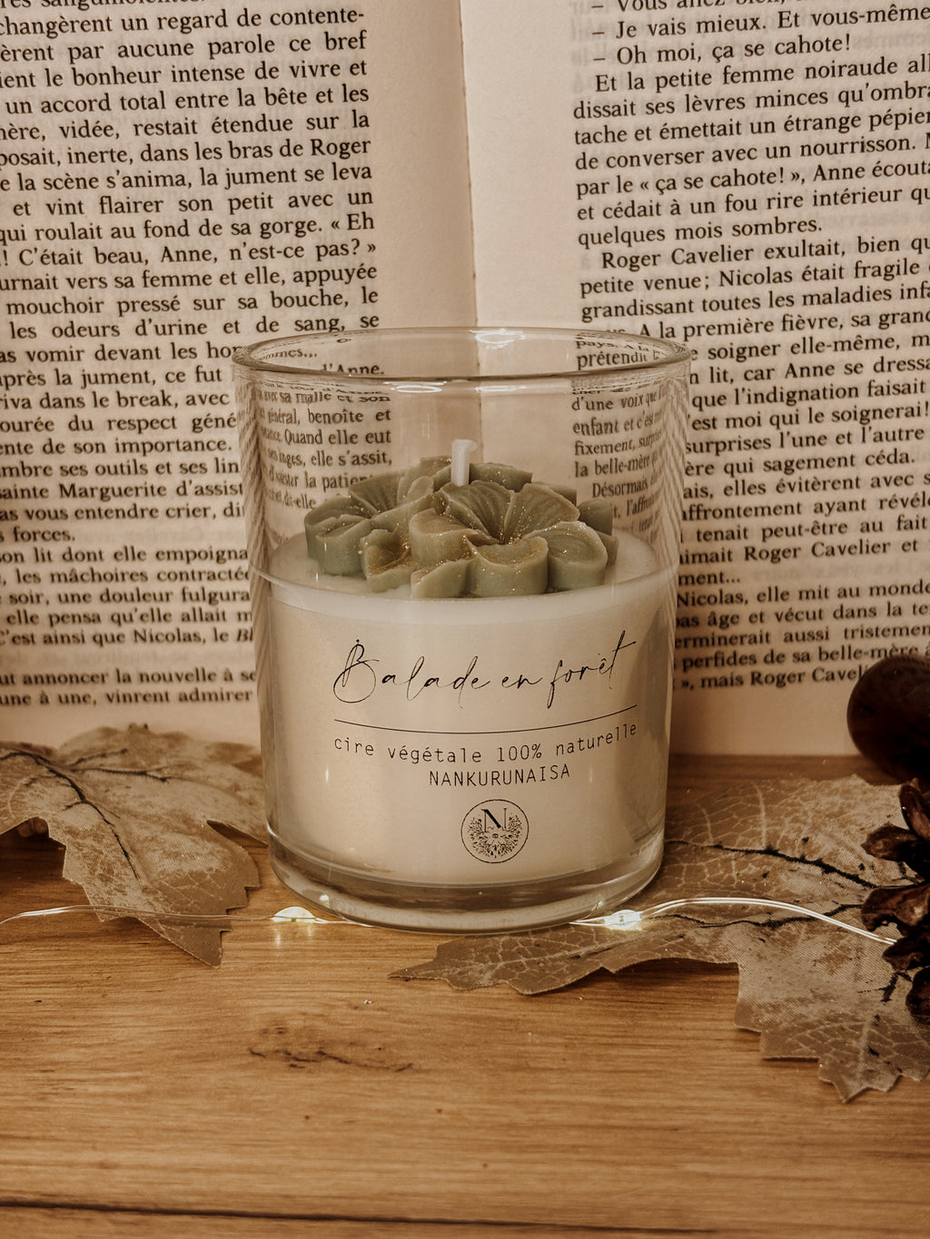 Bougie parfumée Balade en forêt