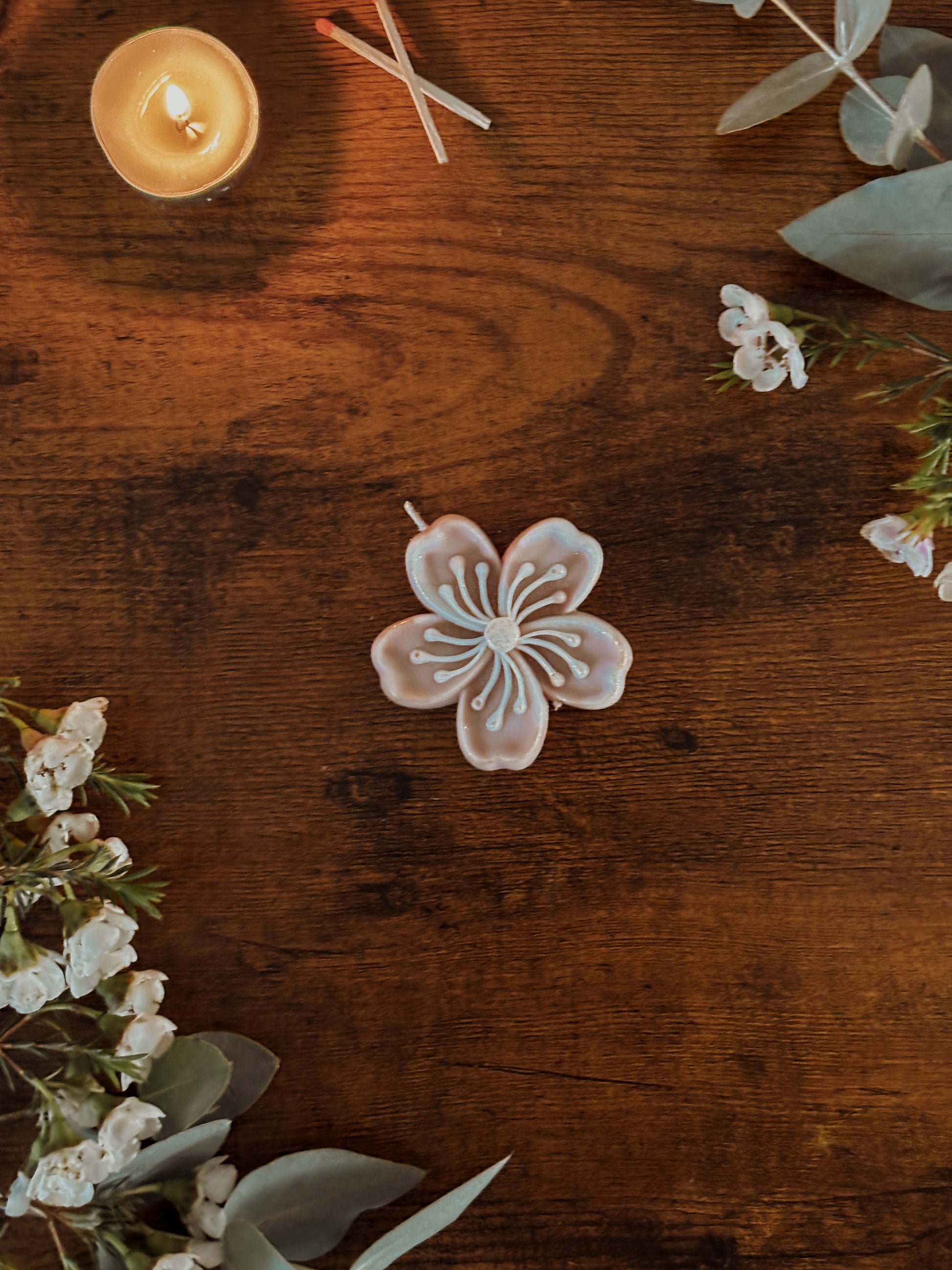 Bougie Fleur Hibiscus