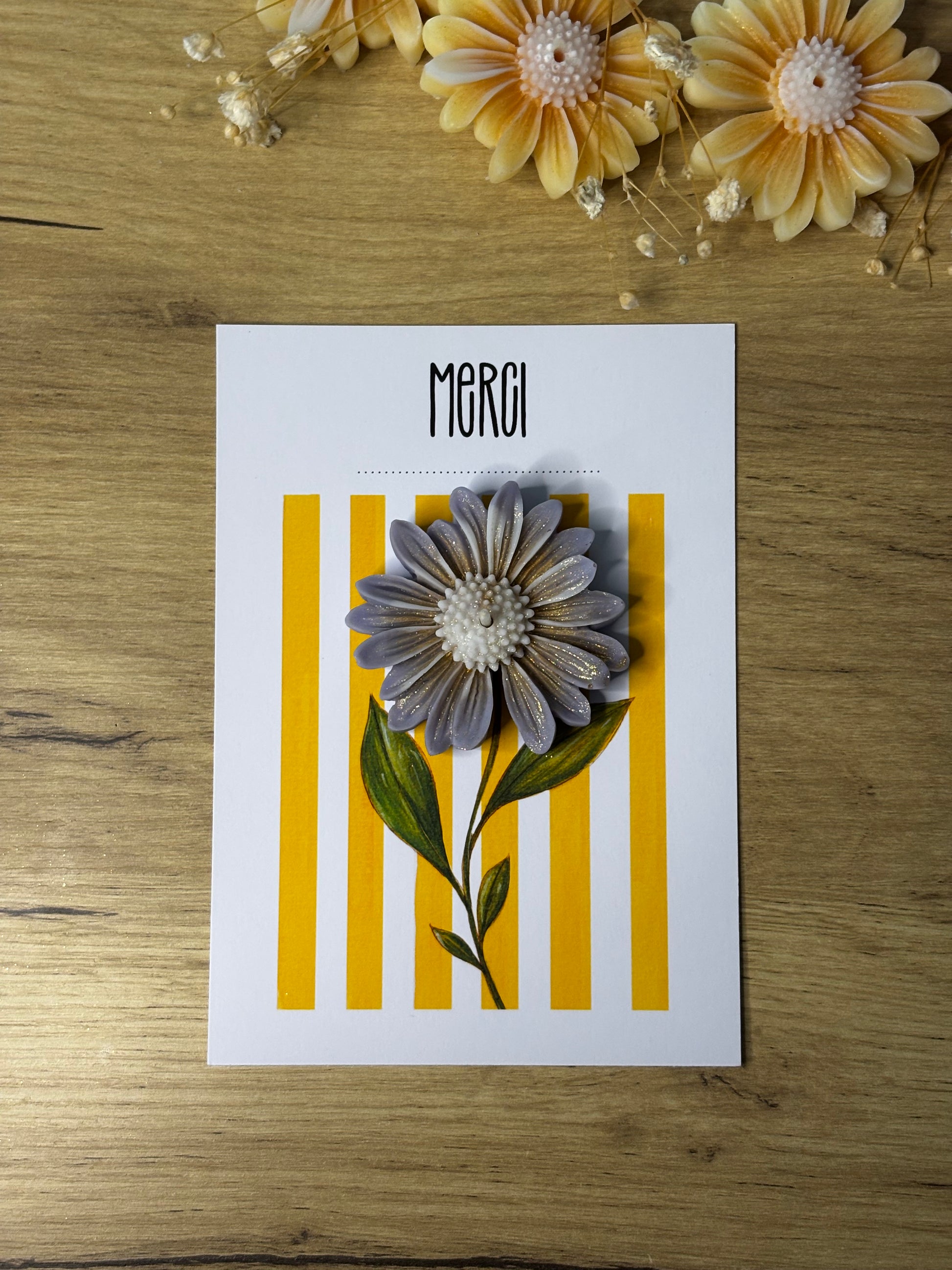 Fleur parfumée - Carte Merci