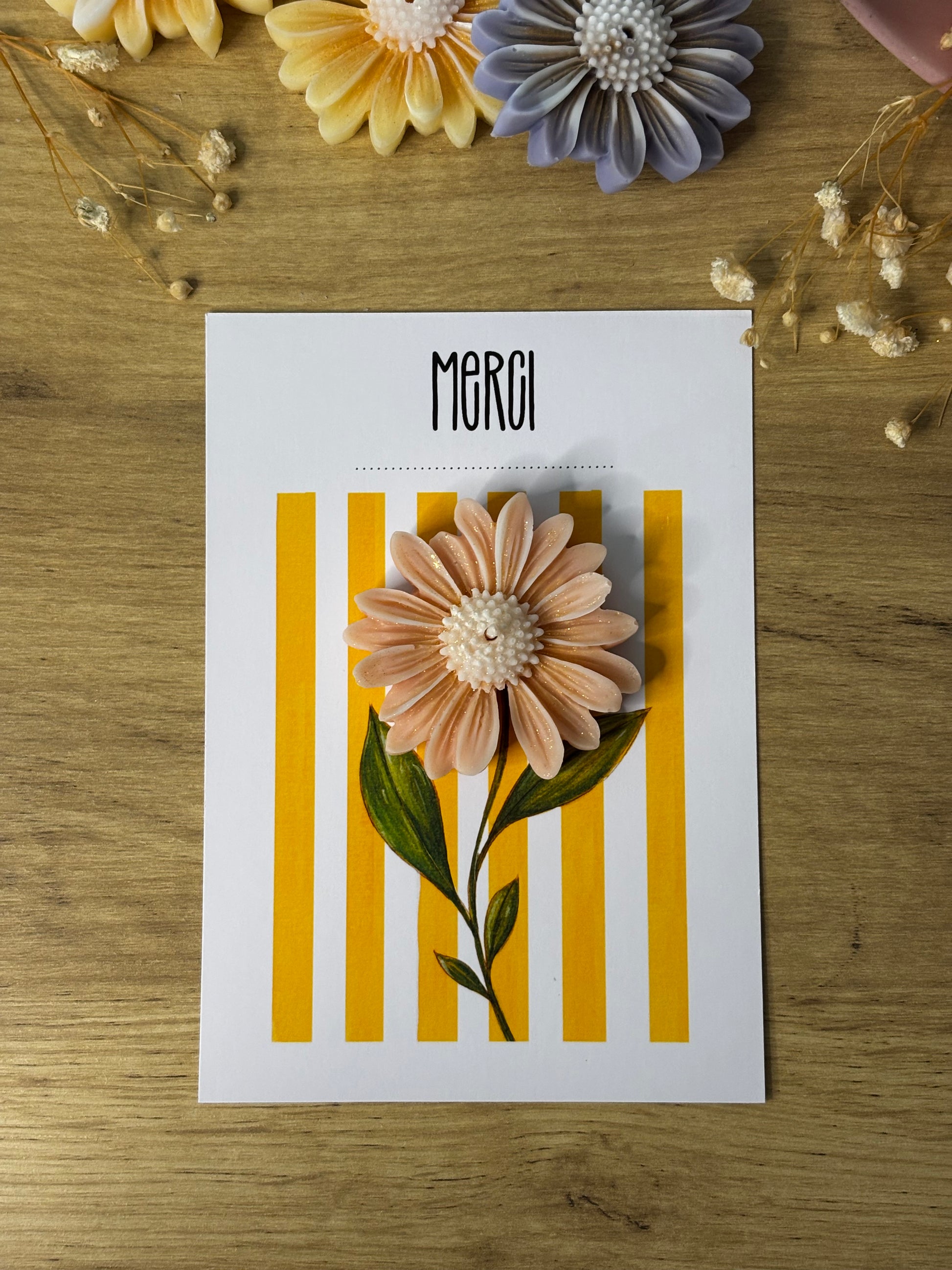Fleur parfumée - Carte Merci