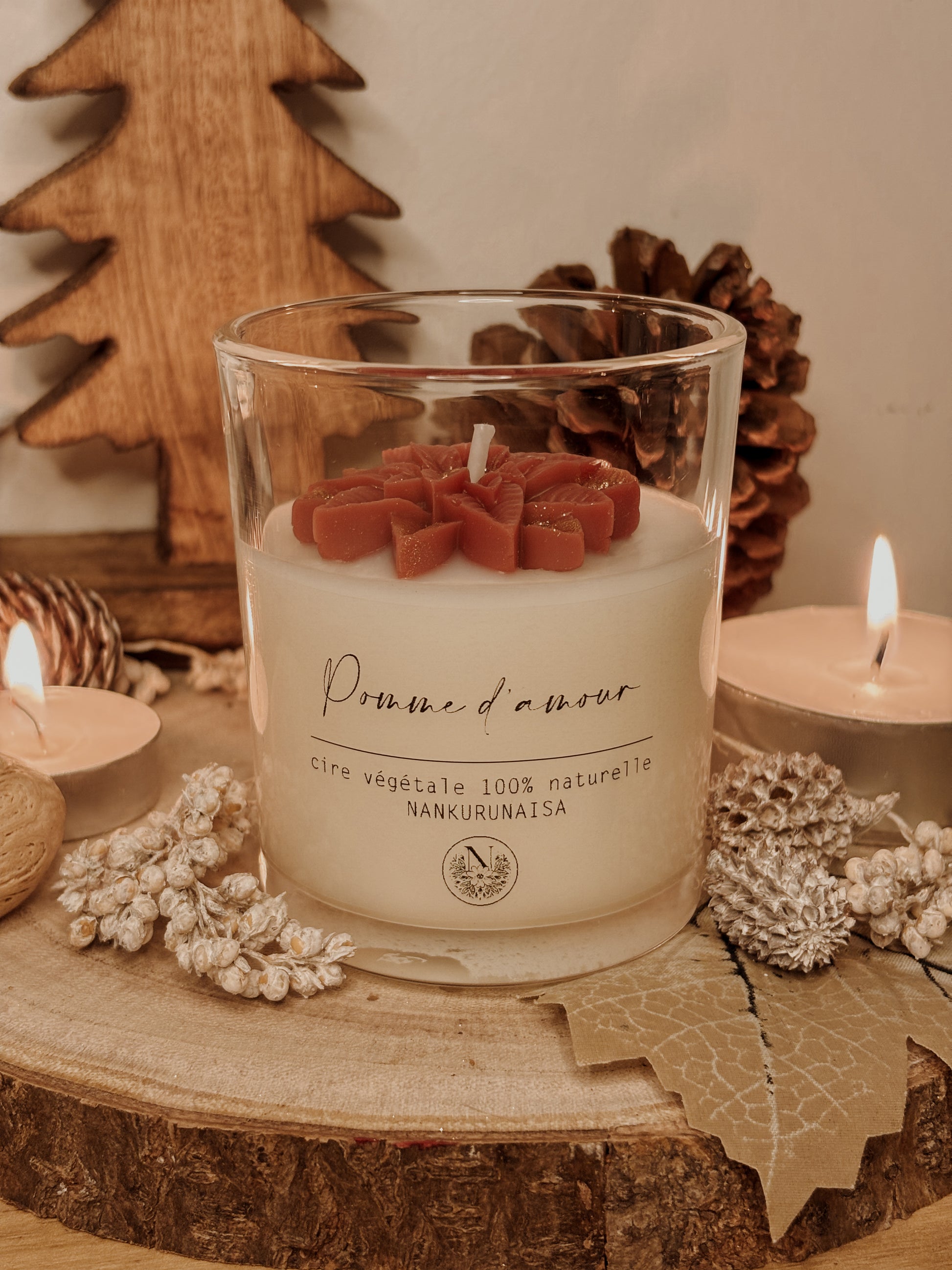 Bougie parfumée Pomme d'amour