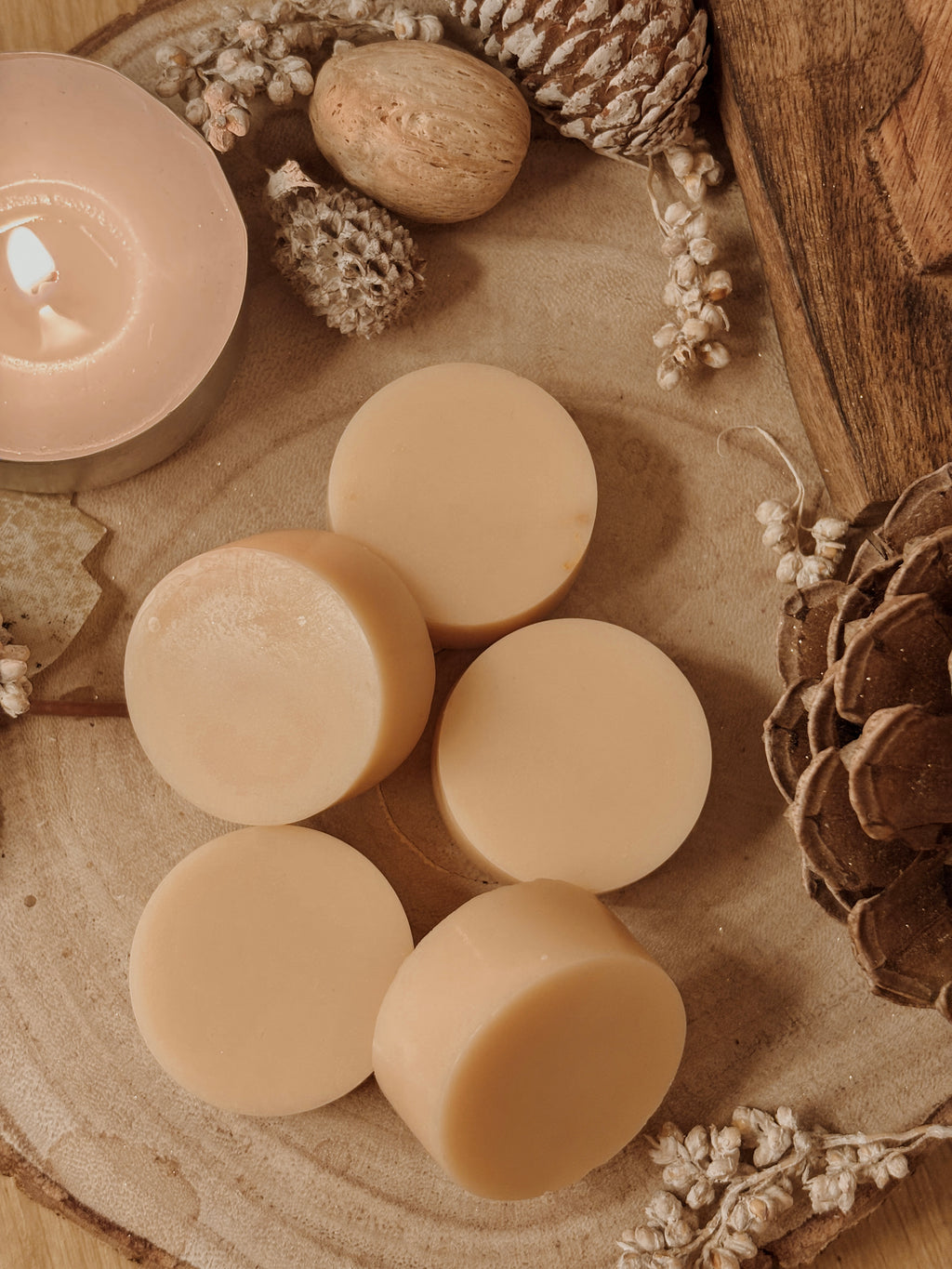 Fondants parfumés Thé et pain d'épices Palets