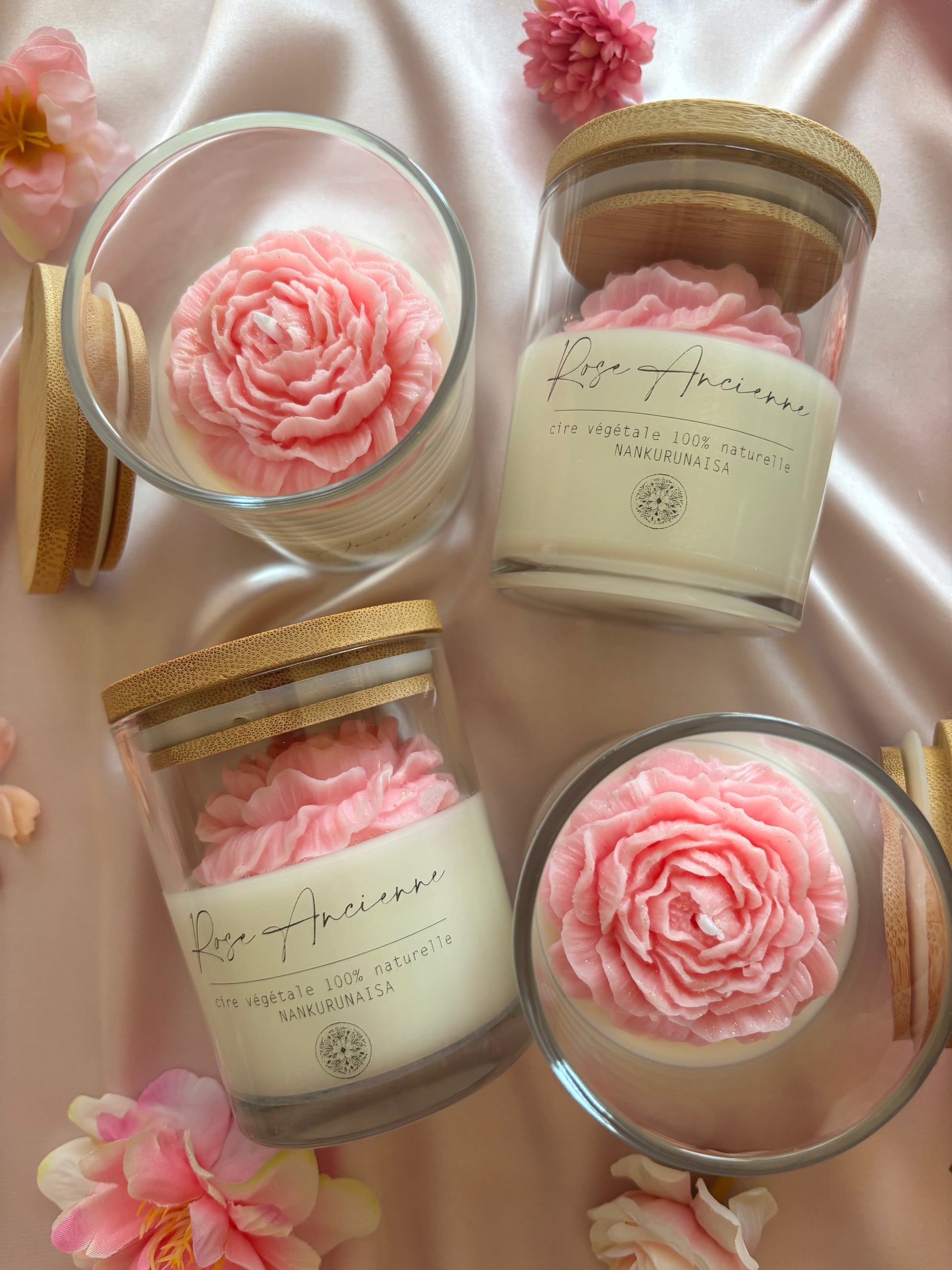 Bougie parfumée Rose ancienne