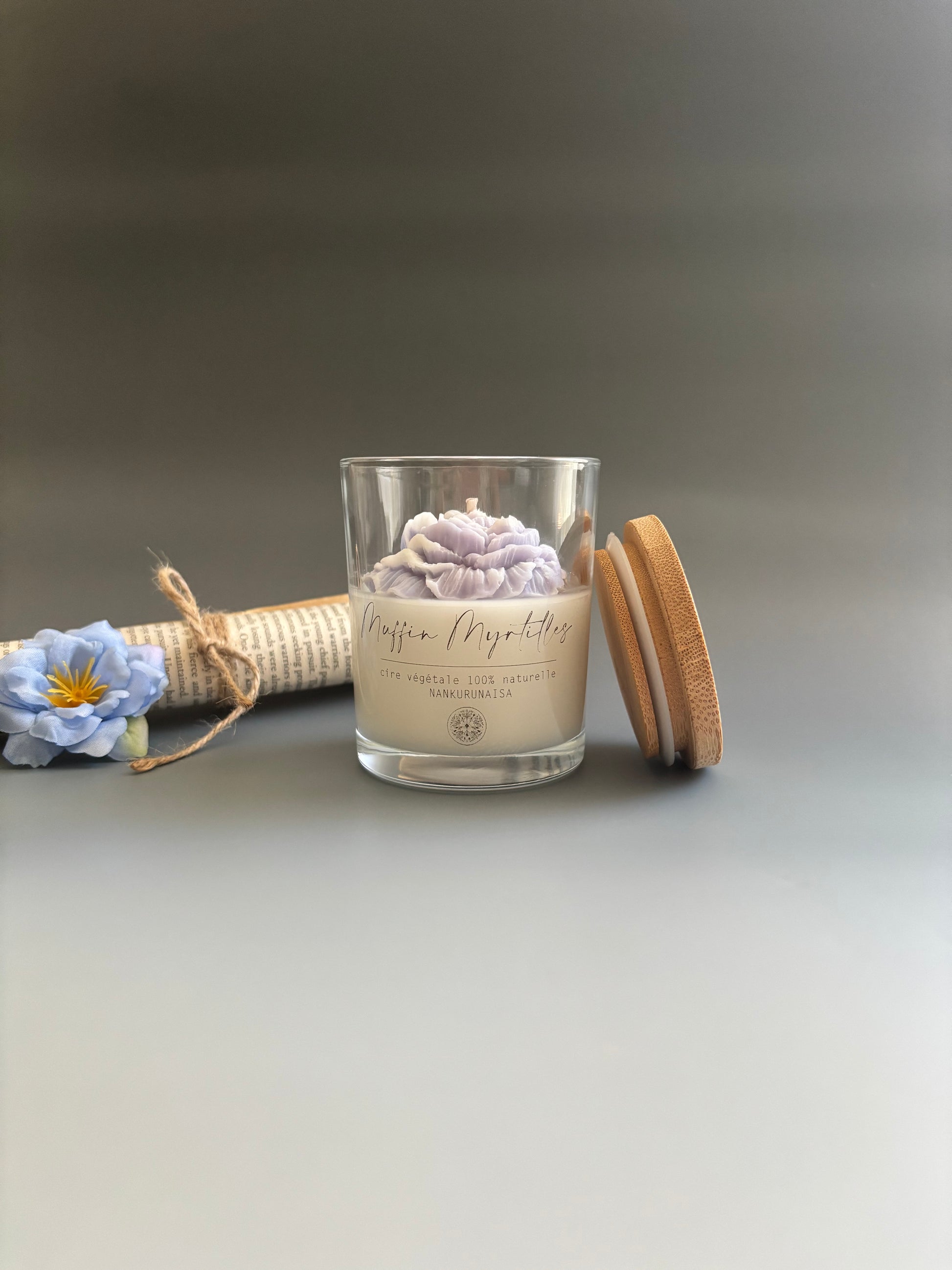 Bougie parfumée Muffin myrtilles