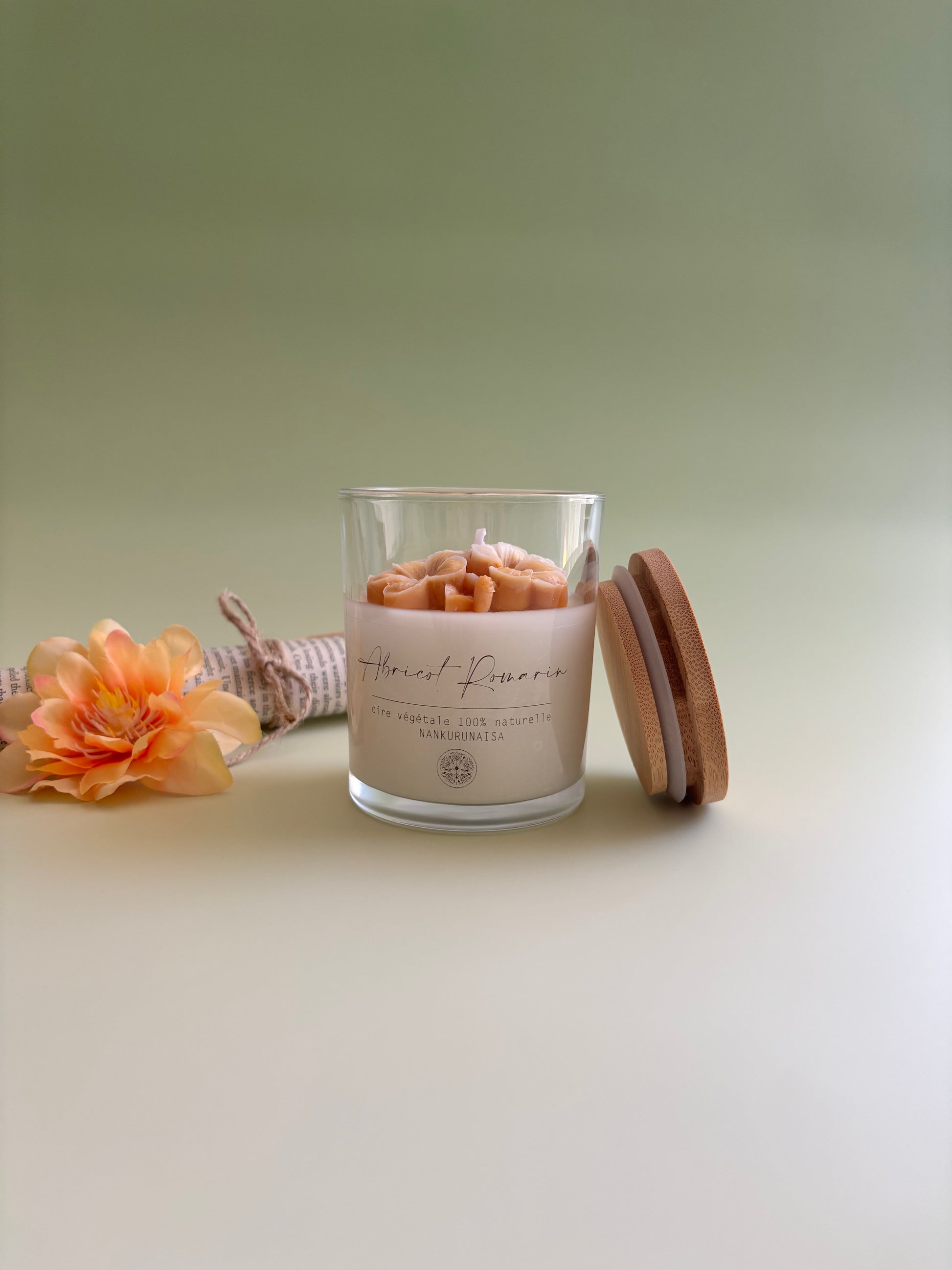 Bougie parfumée Abricot romarin