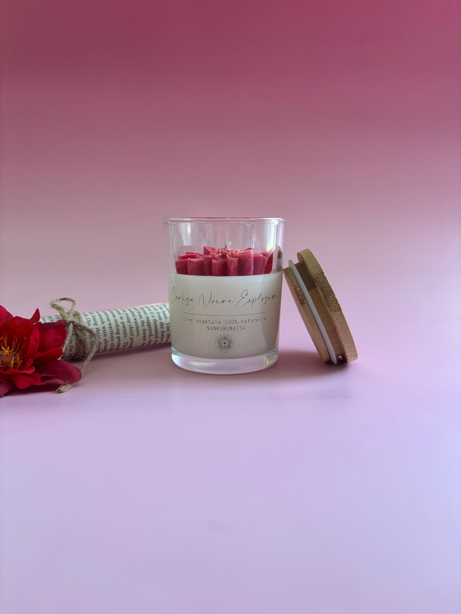 Bougie parfumée Cerise noire explosive