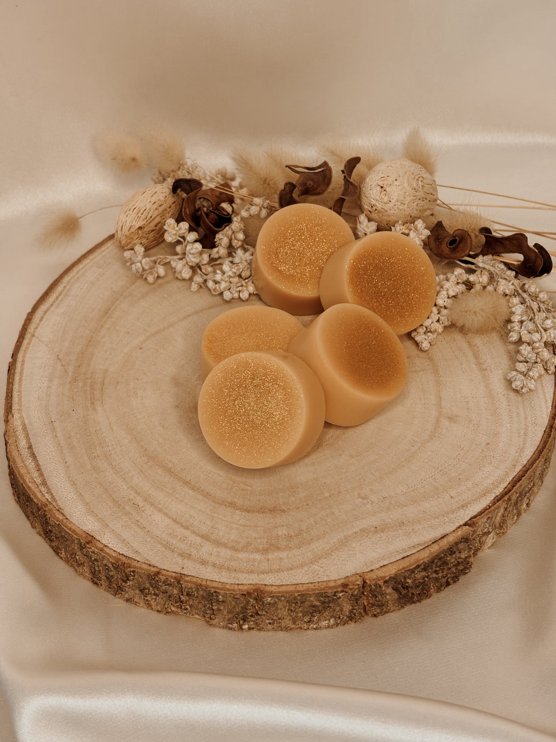Fondants parfumés Pêche Monoï Palets
