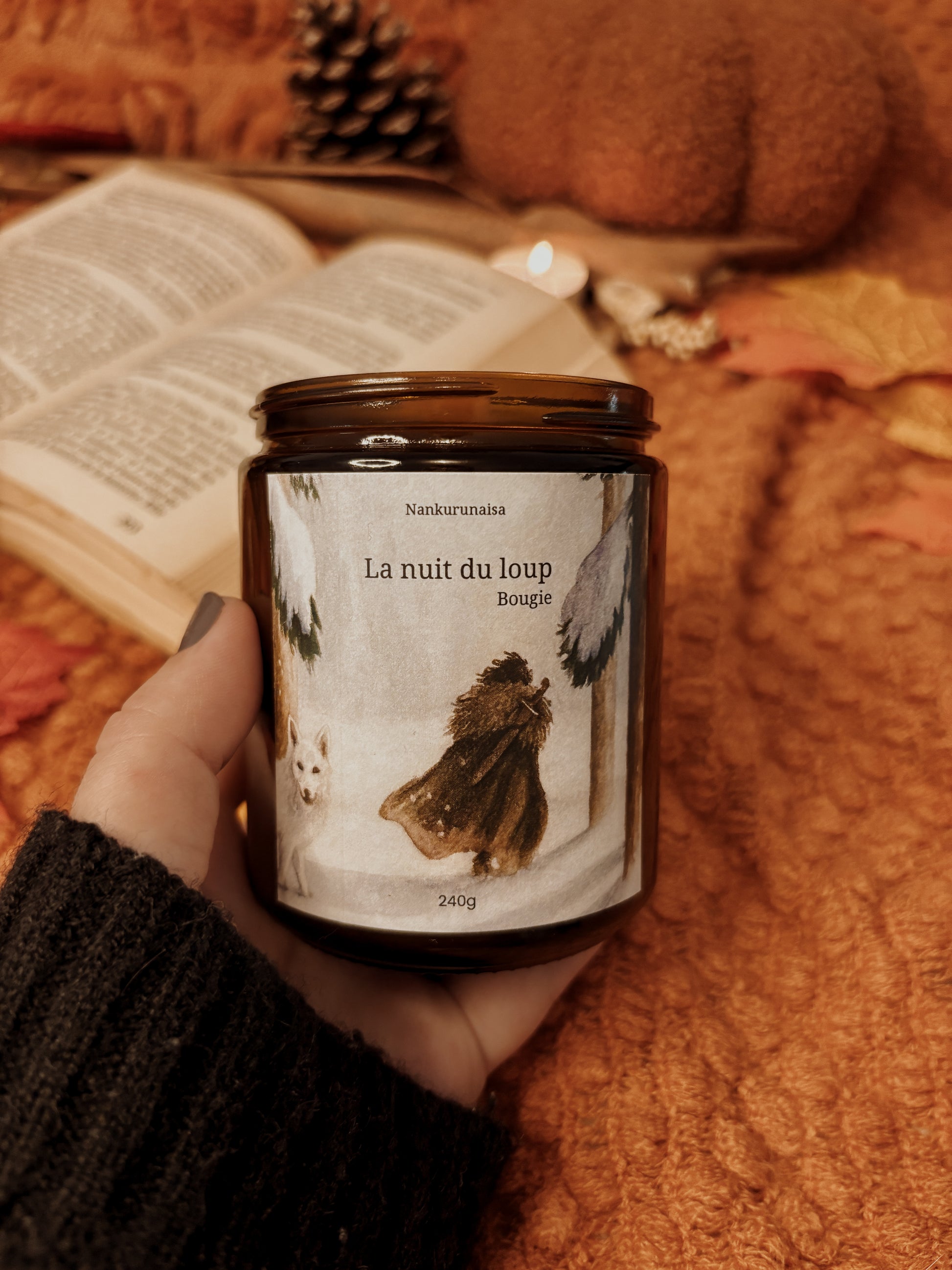 Bougie parfumée La nuit du loup
