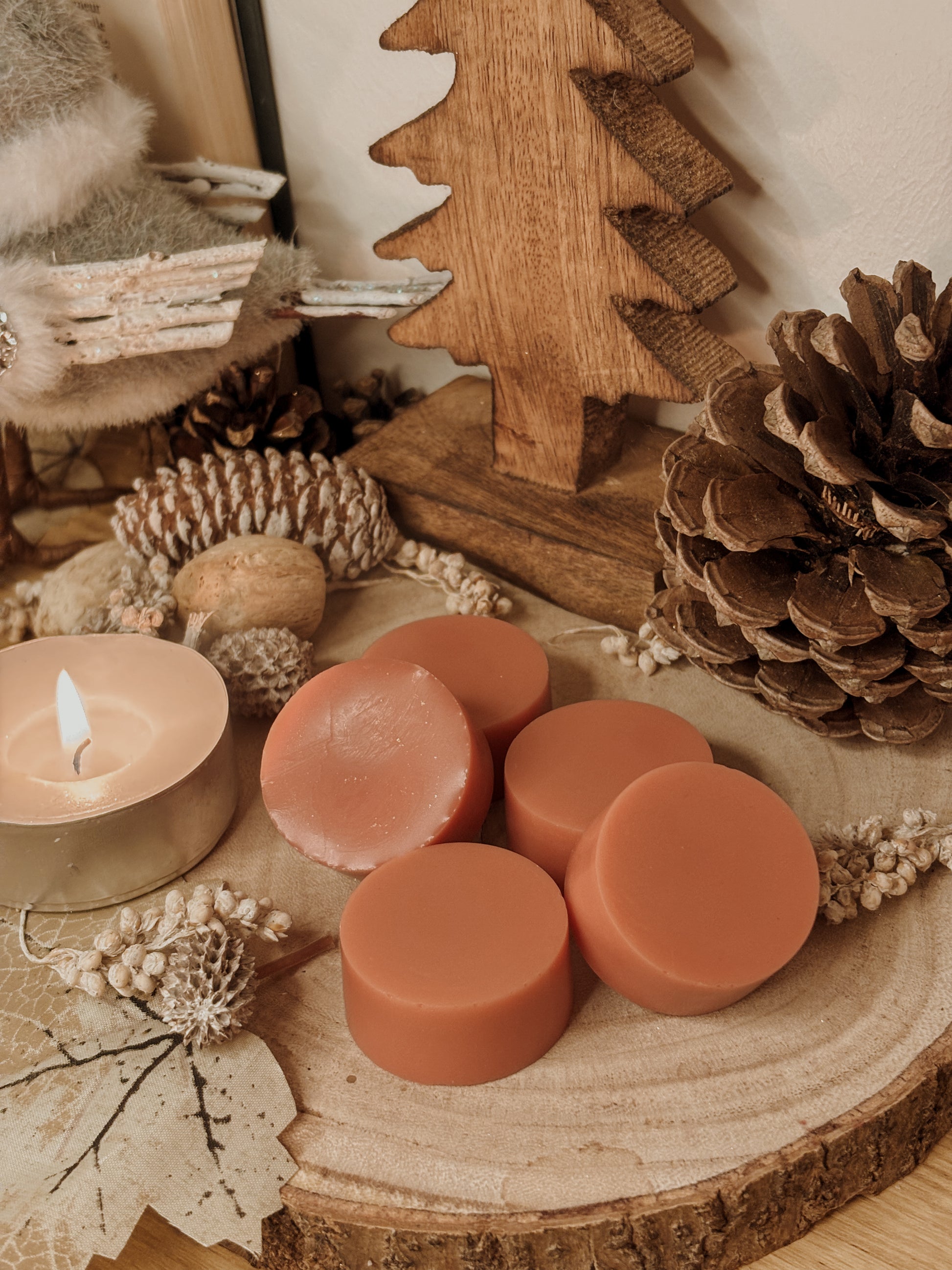 Fondants parfumés Pomme d'amour Palets