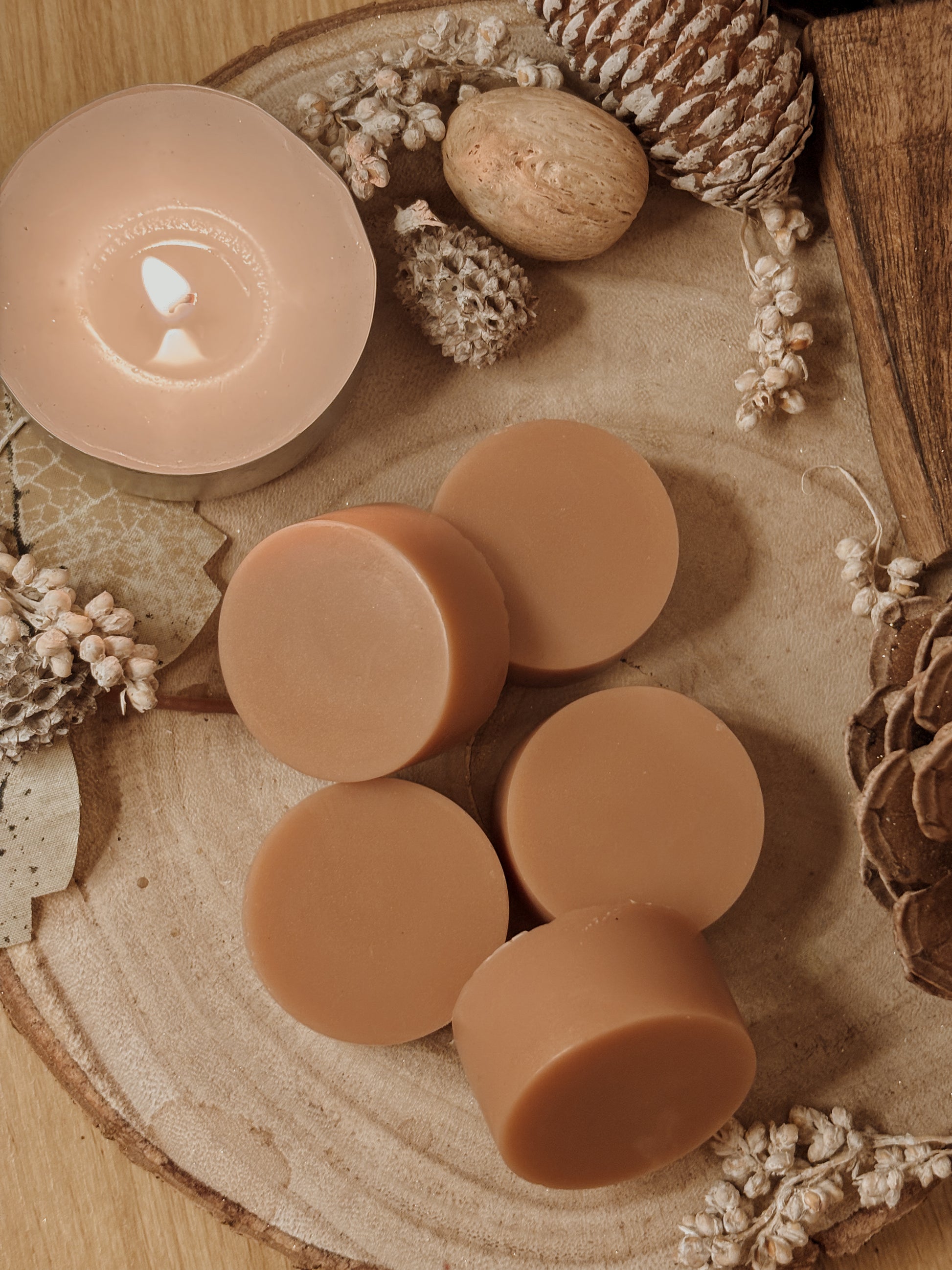 Fondants parfumés Thé chaï Latte Palets