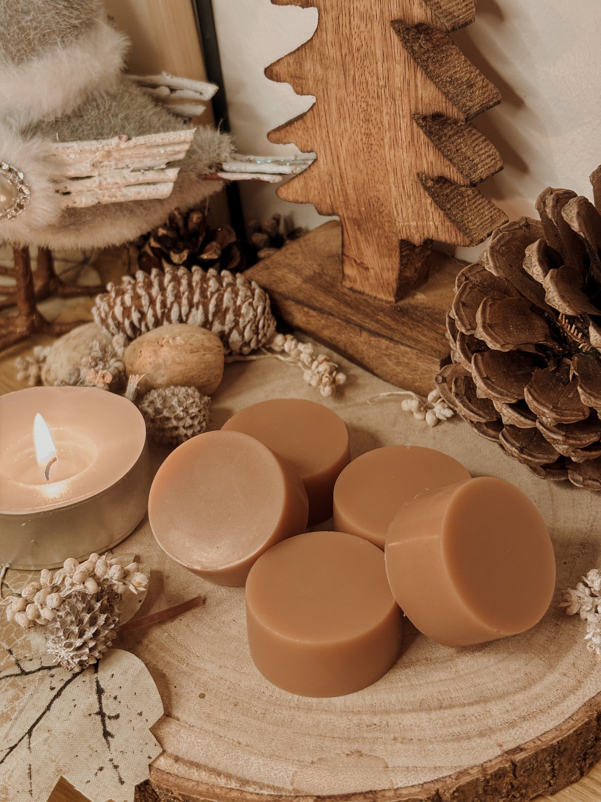 Fondants parfumés Thé chaï Latte Palets