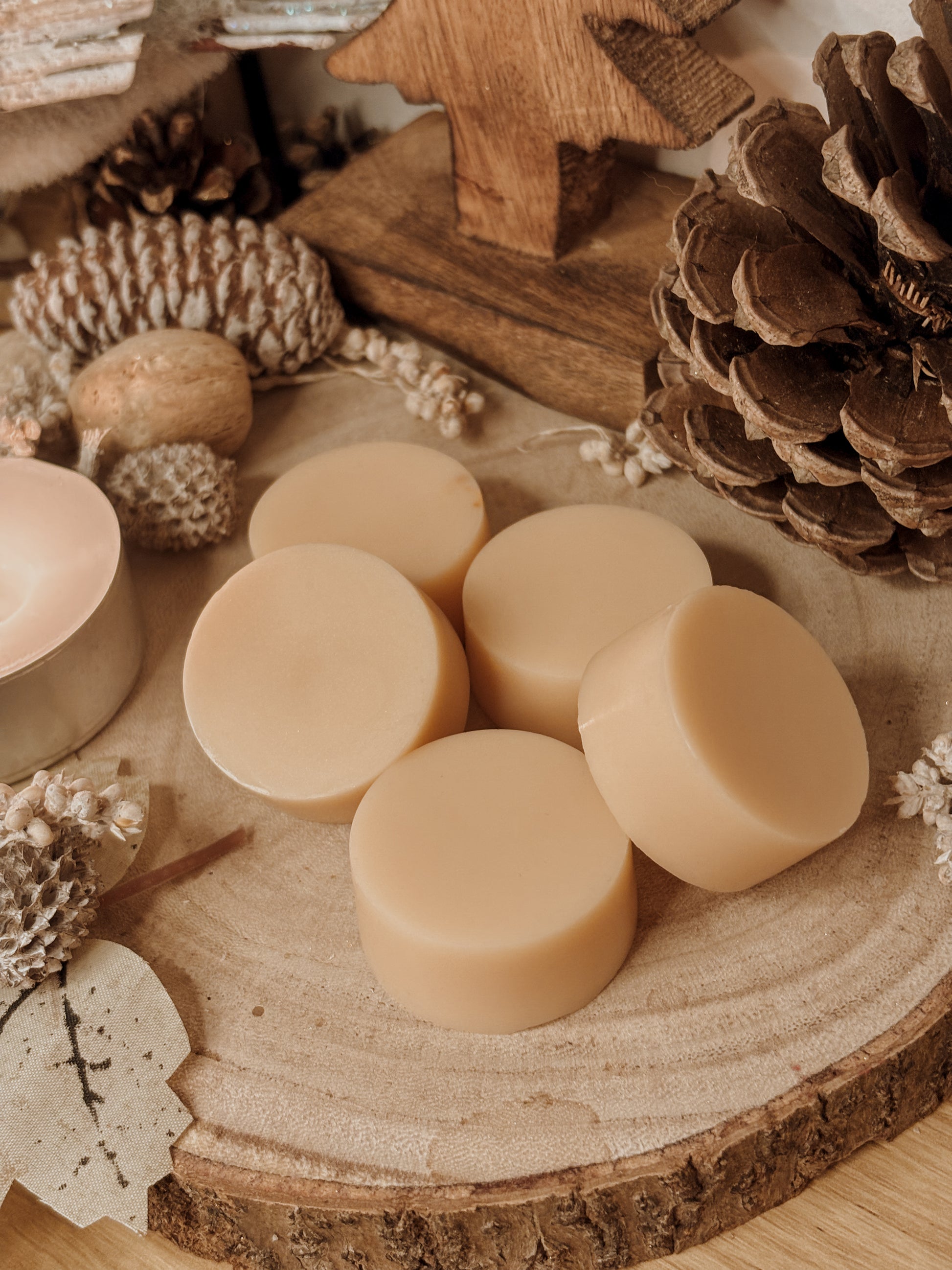 Fondants parfumés Thé et pain d'épices Palets