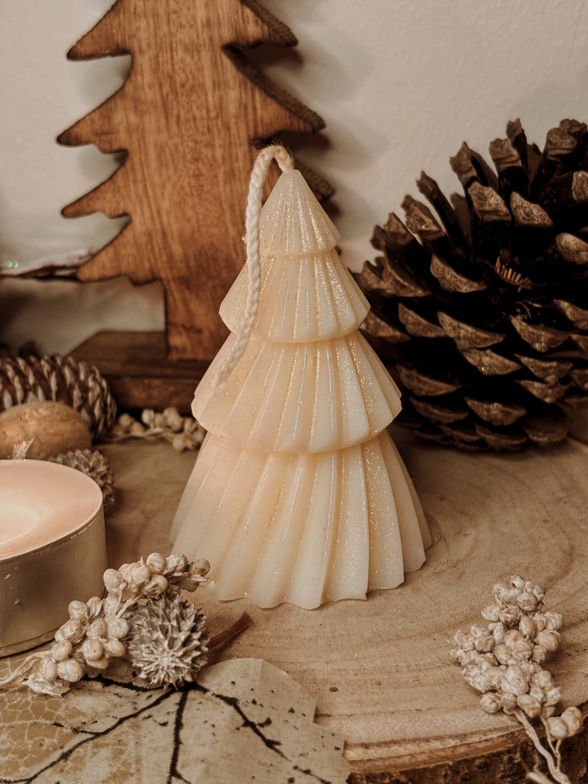 Bougie Sapin de Noël