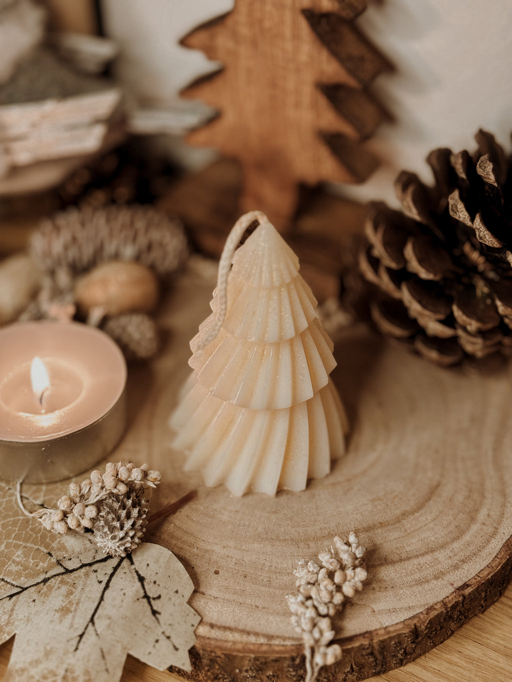 Bougie Sapin de Noël