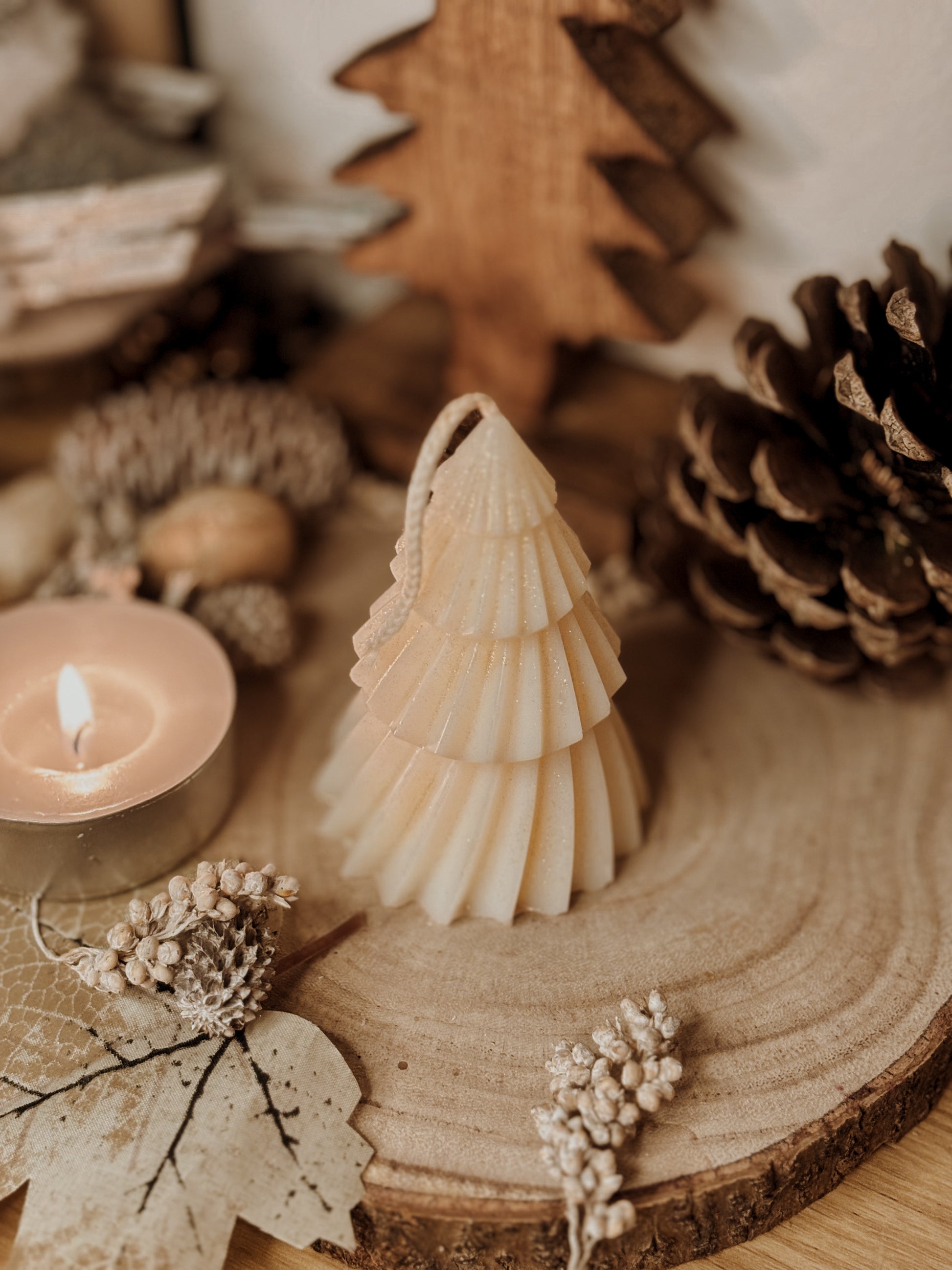 Bougie Sapin de Noël