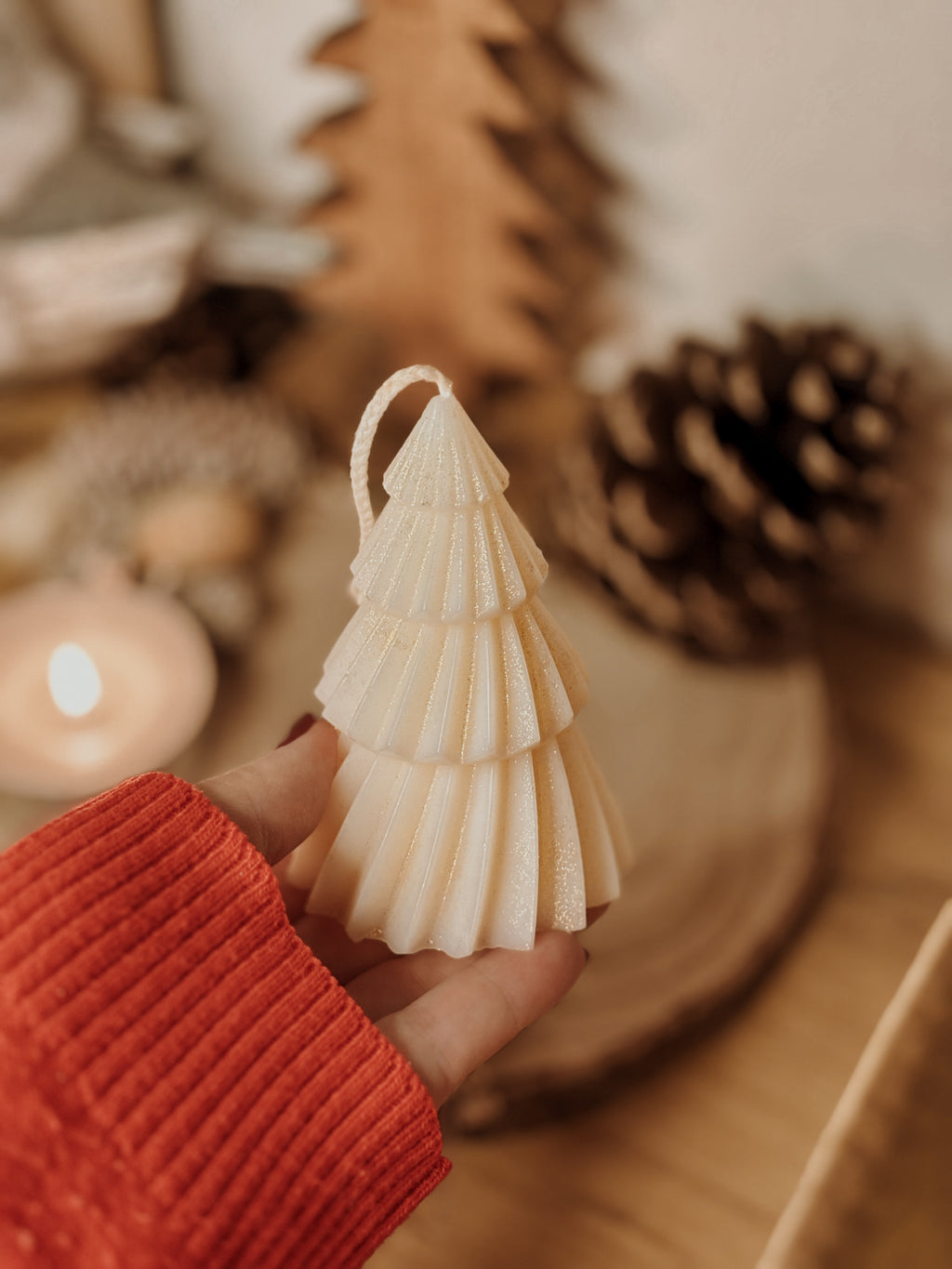 Bougie Sapin de Noël