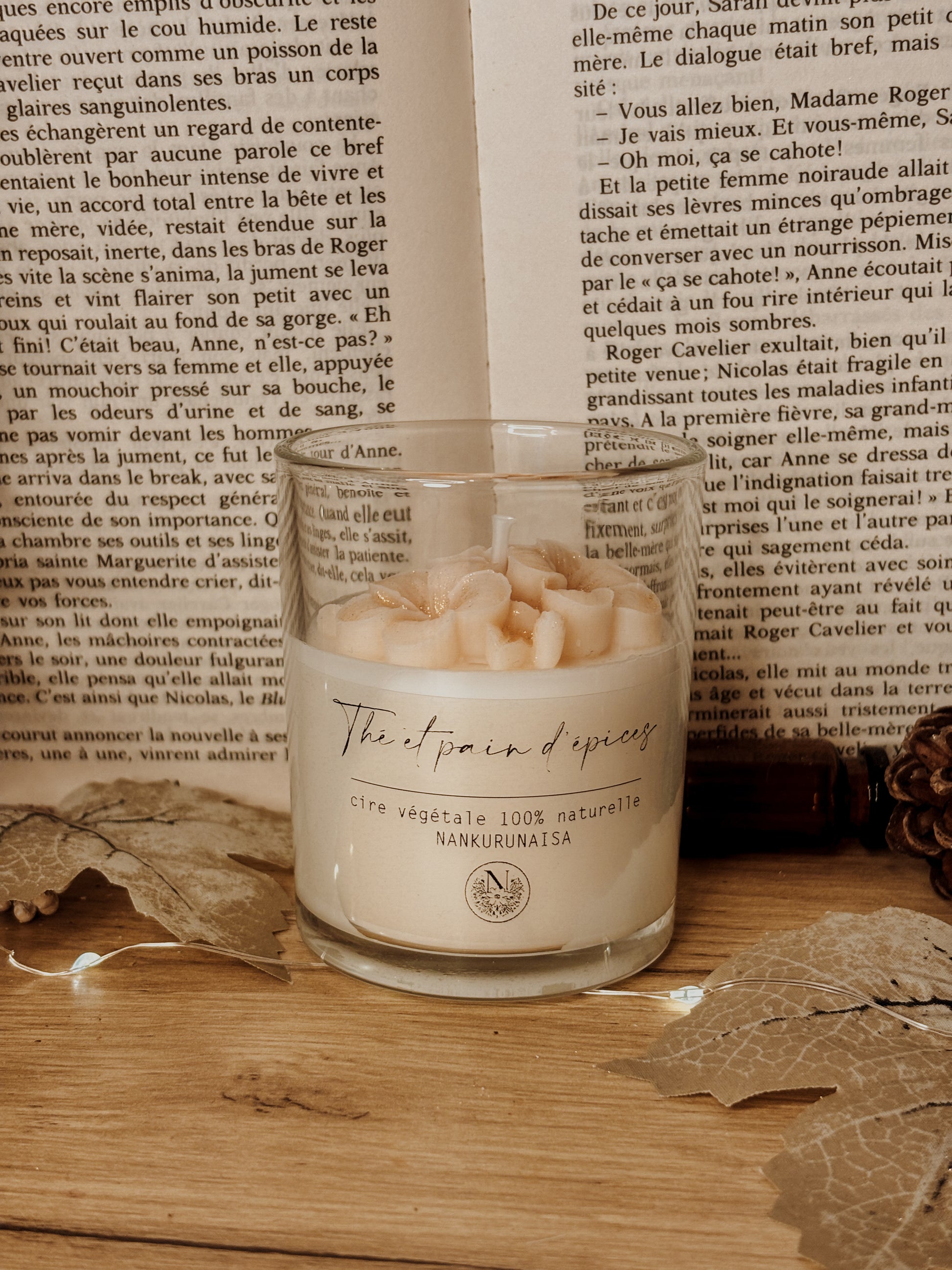 Bougie parfumée Thé et pain d'épices